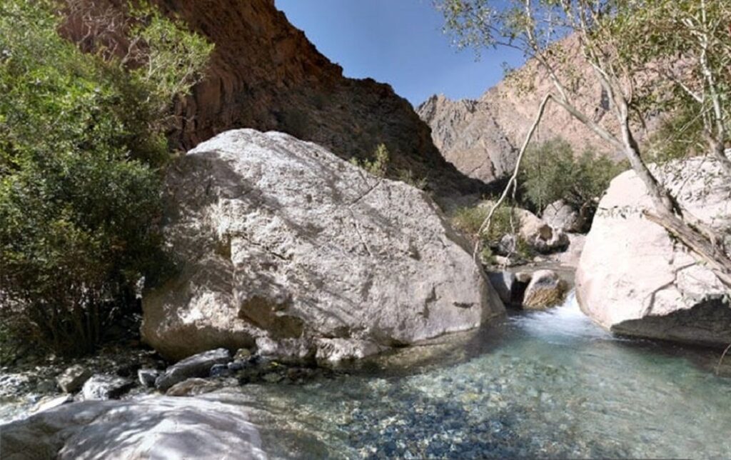 رودخانه روستای ده لولو - کرمان