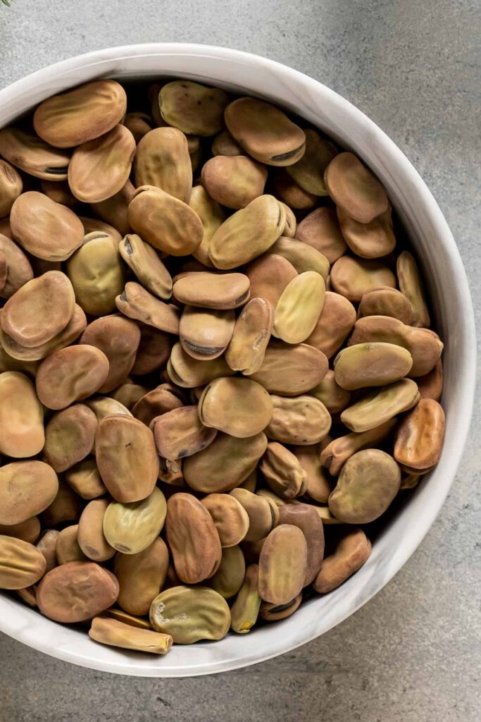 پوست گرفتن باقالی