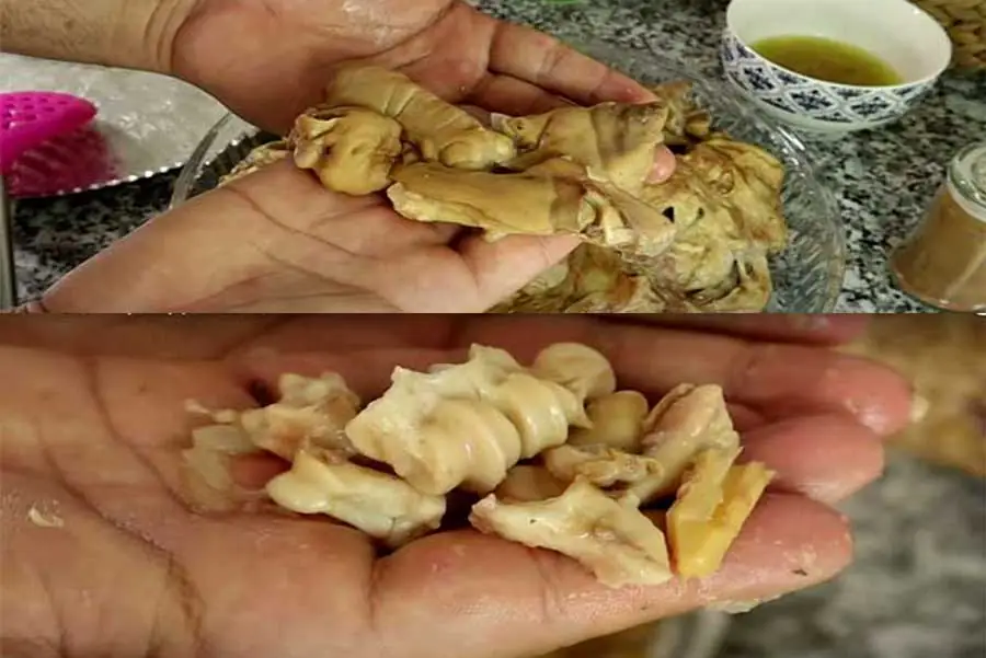 آماده سازی کله پاچه پخته شده