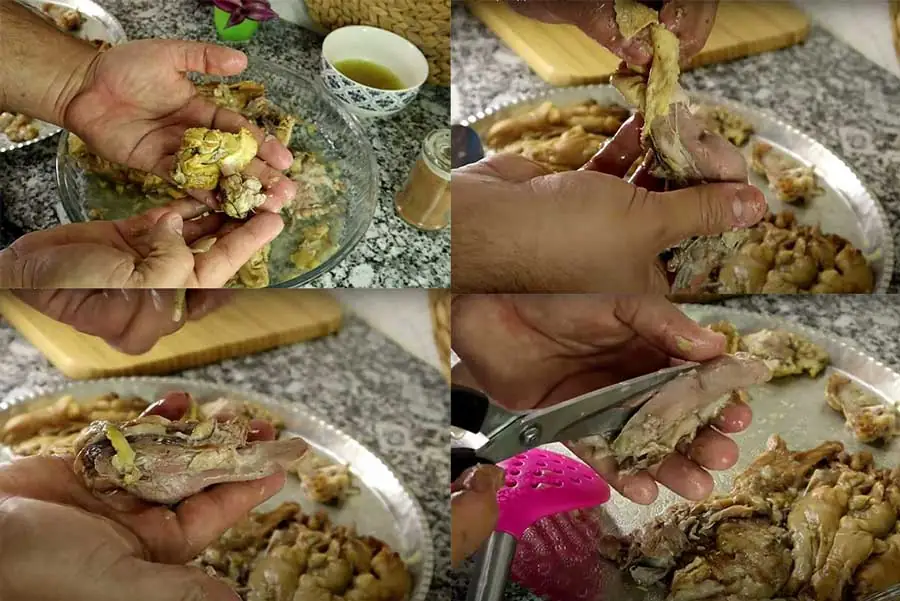 آماده سازی زبان کله پاچه