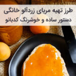 آموزش طرز تهیه مربای زردآلو