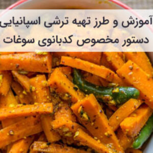 آموزش و طرز تهیه ترشی اسپانیایی به سبک رستورانی