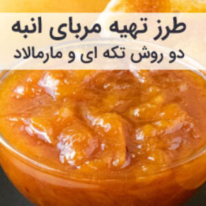 آموزش و طرز تهیه مربای انبه خانگی کم شکر
