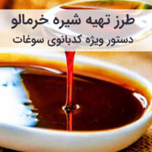 طرز تهیه شیره خرمالو